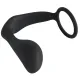 Ерекційне кільце з анальною пробкою - Black Velvets Ring & Plug