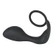 Ерекційне кільце з анальною пробкою - Black Velvets Ring & Plug