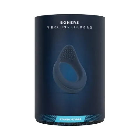 Эрекционное кольцо Boners Vibrating Cock Ring со стимуляцией промежности