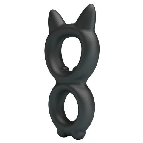 Эрекционное кольцо — Crazy Bull Super Soft Silicone Toran, черное