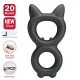Эрекционное кольцо — Crazy Bull Super Soft Silicone Toran, черное