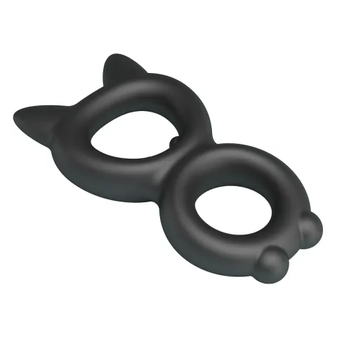 Эрекционное кольцо — Crazy Bull Super Soft Silicone Toran, черное