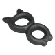 Эрекционное кольцо — Crazy Bull Super Soft Silicone Toran, черное