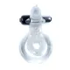 Ерекційне кільце - Dolphin Vibro CockRing Clear
