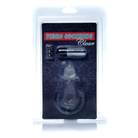 Ерекційне кільце - Dolphin Vibro CockRing Clear