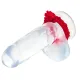 Эрекционное кольцо «Дракон» Creature Cocks Rise of the Dragon Silicone Penis Ring – Red, диаметр 4 см