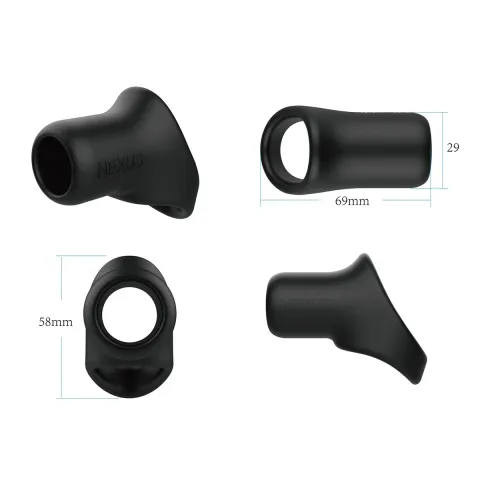 Эрекционное кольцо Nexus Rise Cock and Ball Sling для пениса и яичек очень широкое