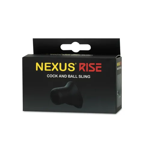 Эрекционное кольцо Nexus Rise Cock and Ball Sling для пениса и яичек очень широкое