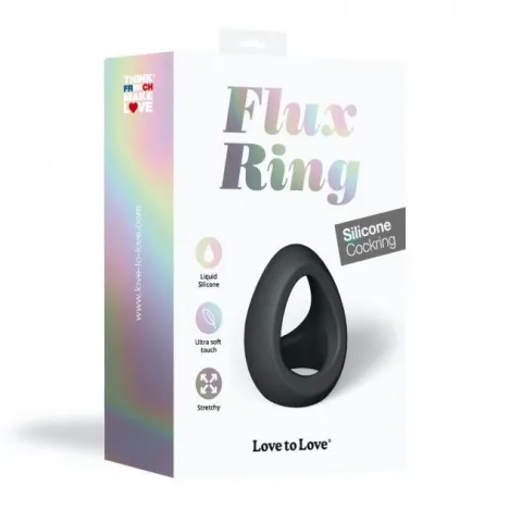 Двойное эрекционное кольцо Love To Love FLUX RING — BLACK ONYX