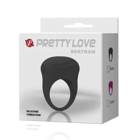 Эрекционное кольцо — Pretty Love Bertram Penis Ring Black