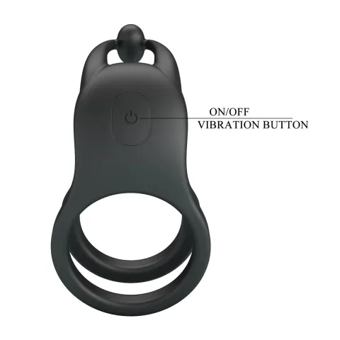 Ерекційне кільце Pretty Love Goodwin Vibrating Double Penis Ring