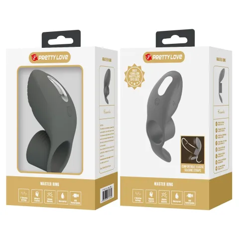 Ерекційне кільце - Pretty Love Master Ring Cock Ring Black