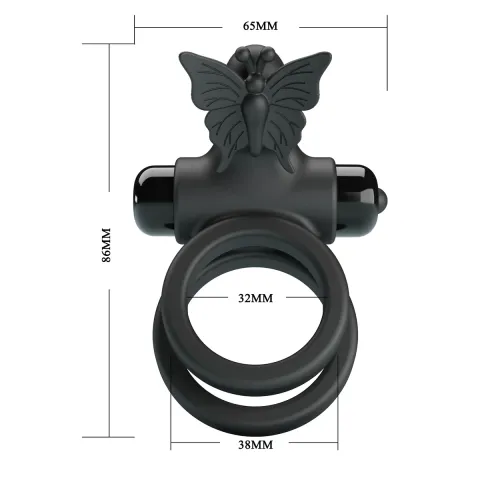 Ерекційне кільце - Pretty Love Passionate Ring IX Black