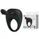 Кольцо для эрекции — Pretty Love Stimulating Tonguo Penis Ring Black
