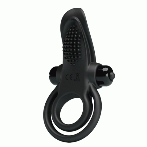 Эрекционное кольцо — Pretty Love Vibrant Penis Ring Black