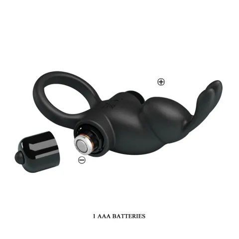 Эрекционное кольцо — Pretty Love Vibrant Penis Ring I Black