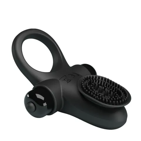 Эрекционное кольцо — Pretty Love Vibrant Penis Ring II Black