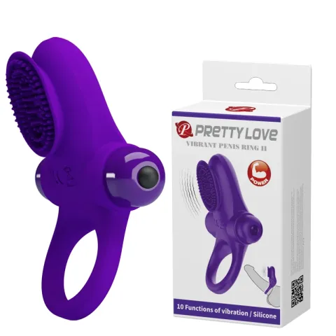 Эрекционное кольцо — Pretty Love Vibrant Penis Ring II Purple