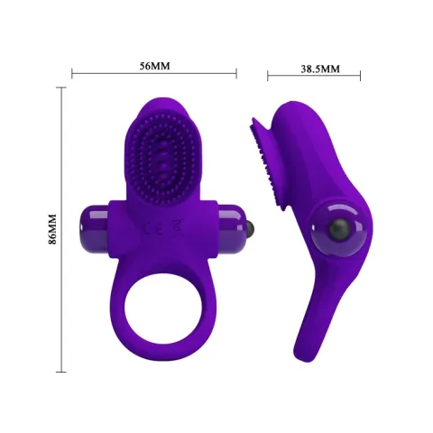 Эрекционное кольцо — Pretty Love Vibrant Penis Ring II Purple