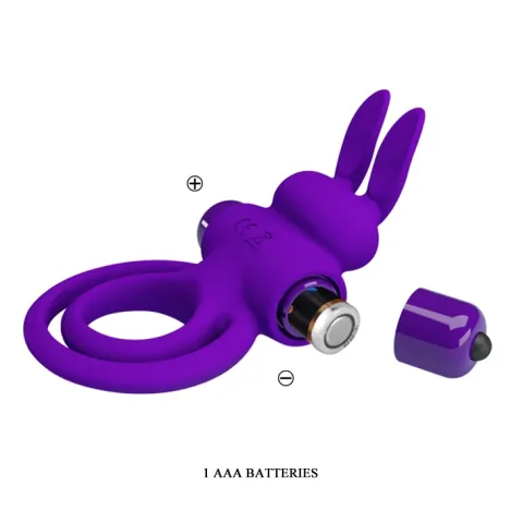 Эрекционное кольцо — Pretty Love Vibrant Penis Ring III Purple