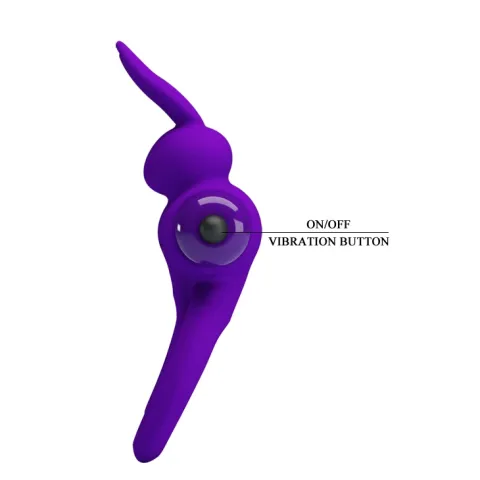 Эрекционное кольцо — Pretty Love Vibrant Penis Ring III Purple