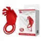 Эрекционное кольцо — Pretty Love Vibrant Penis Ring Ruben Red