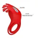 Эрекционное кольцо — Pretty Love Vibrant Penis Ring Ruben Red