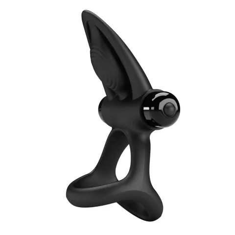 Эрекционное кольцо — Pretty Love Vibration Cock Ring Black