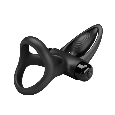 Эрекционное кольцо — Pretty Love Vibration Cock Ring Black