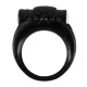 Ерекційне кільце - Sweet Smile Vibrating Cock Ring Black