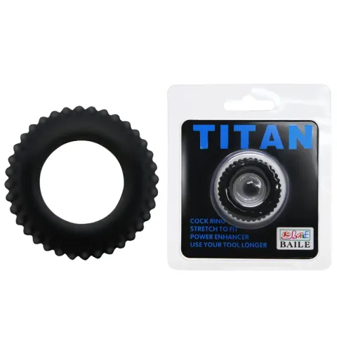 Эрекционное кольцо — Titan Cock Ring Blue
