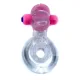 Ерекційне кільце - Tongue Vibro CockRing Clear