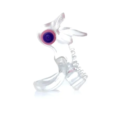 Ерекційне кільце - Tongue Vibro CockRing Clear