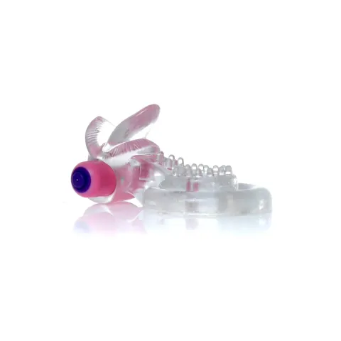 Ерекційне кільце - Tongue Vibro CockRing Clear
