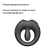 Смарт-виброкольцо для эрекции Zalo Apis Obsidian Black, до 4 часов работы, зарядный чехол