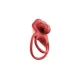 Виброкольцо для эрекции — Dual Ring Tongue Vibe Red