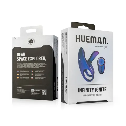 Вибрирующее кольцо для пениса Hueman — Infinity Ignite Vibrating Cock Ring