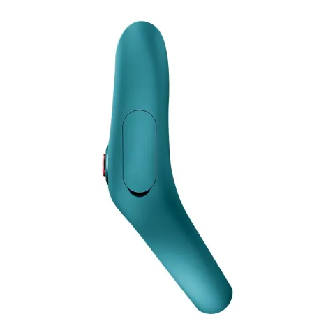Виброкольцо для эрекции с двойной стимуляцией клитора Fun Factory NŌS CLASSIC Bottle Green, 2 мотора