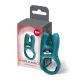 Виброкольцо для эрекции с двойной стимуляцией клитора Fun Factory NŌS CLASSIC Bottle Green, 2 мотора