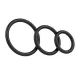 Набор эрекционных колец — Cock & Ball Rings Rubber Set