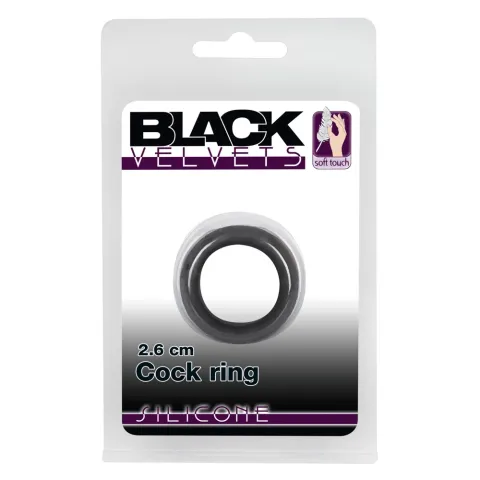 Ерекційне кільце - Black Velvets Cock Ring, 2,6 см