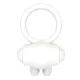 Эрекционное кольцо — Power Clit Cockring Rabbit White