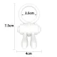 Эрекционное кольцо — Power Clit Cockring Rabbit White
