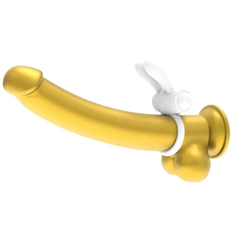 Эрекционное кольцо — Power Clit Cockring Rabbit White