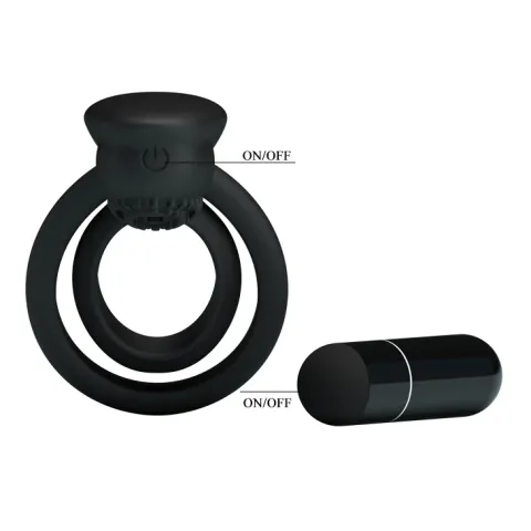 Ерекційне кільце - Pretty Love Esther Penis Ring Black