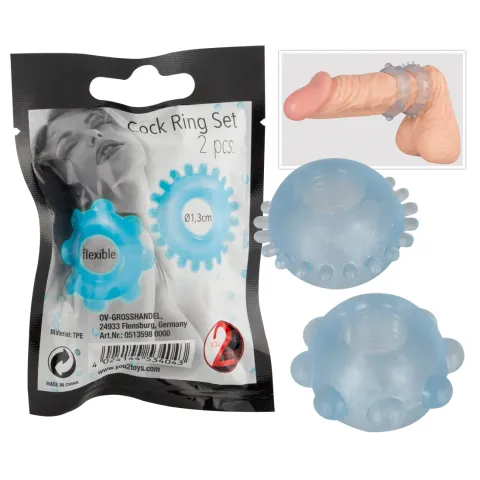 Кольца для эрекции — набор Cock Ring Set, 2 шт.