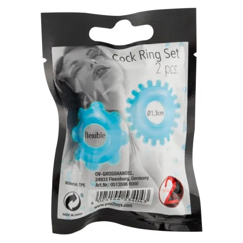 Кольца для эрекции — набор Cock Ring Set, 2 шт.