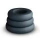 Набір ерекційних кілець Boners 3-Piece Hefty Cock Ring Set, діаметр 3,2 см, 3,8 см та 4,5 см