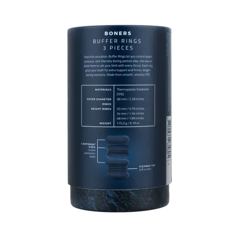Набір ерекційних кілець Boners Buffer Rings 3 шт