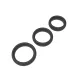 Набір ерекційних кілець - Erospace Men’s Play Set Of 3 Cock Rings B9